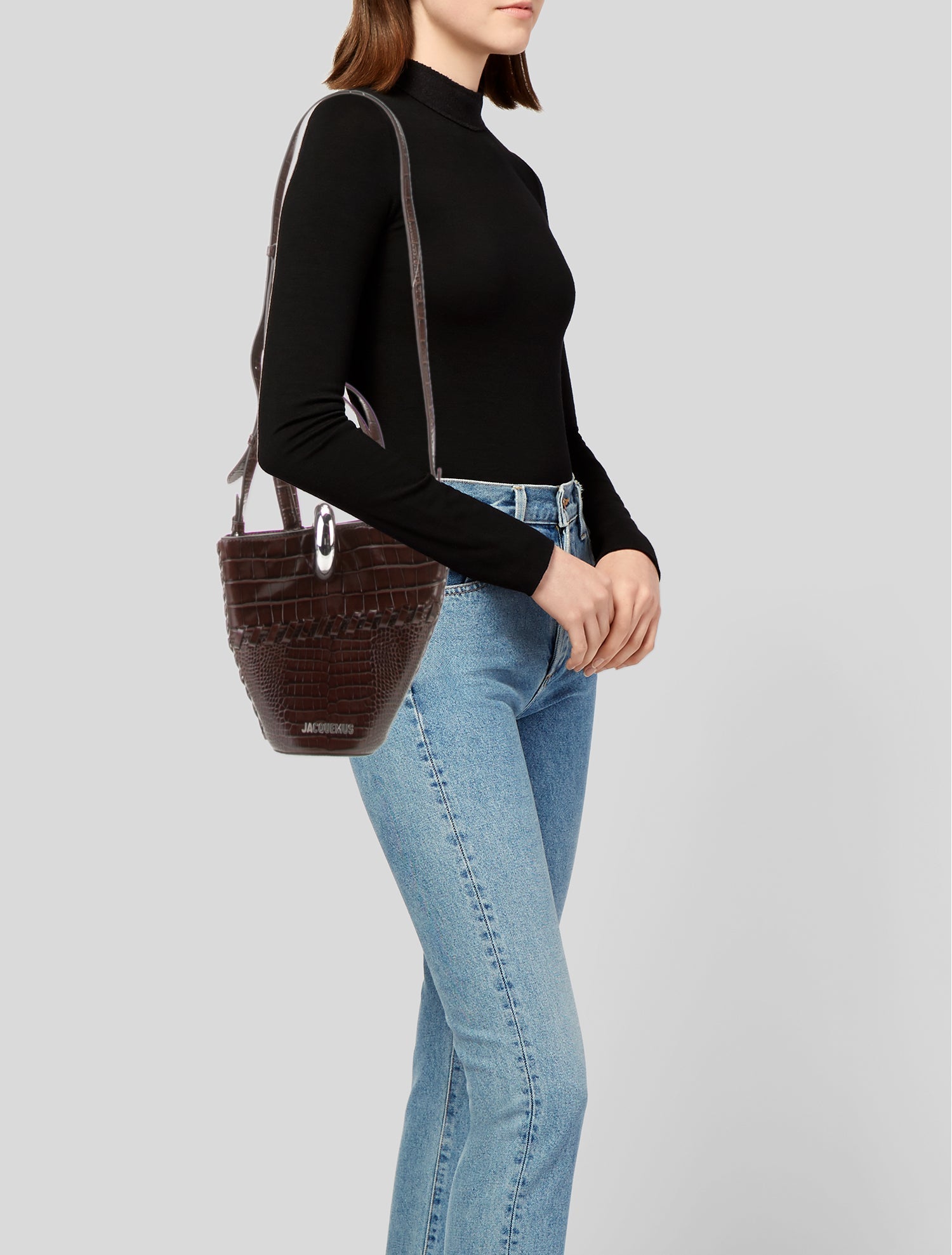 Jacquemus Leather Top Handle Bag